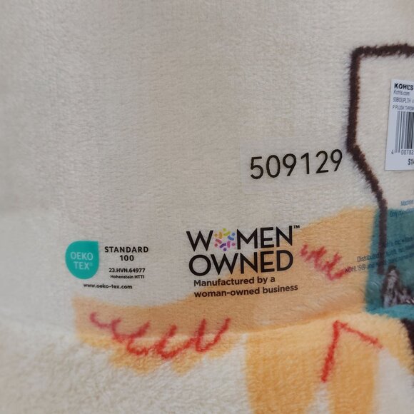 The Big One Oversized Plush Throw Blanket 5 Ft x 6 Ft Polyester Love Fur All - Picture 10 of 13